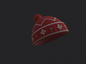 knitted hat Modelo 3D