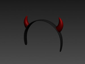 devil headband Modelo 3D