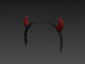devil headband Modelo 3D