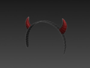devil headband Modelo 3D