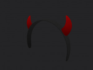 devil headband Modelo 3D