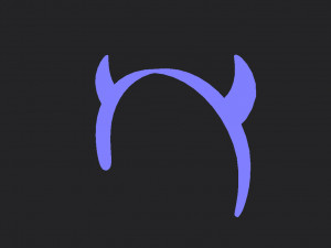 devil headband Modelo 3D