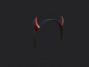 devil headband Modelo 3D