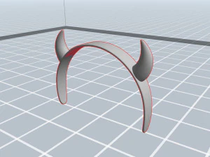 devil headband 3D Model