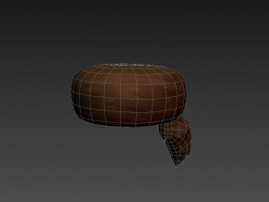 coonskin cap 3D Model