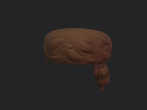 coonskin cap 3D Model