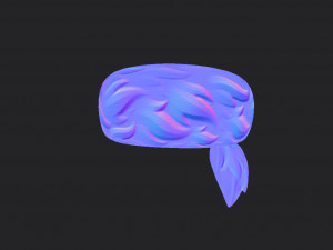 coonskin cap 3D Model