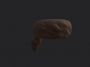coonskin cap 3D Model