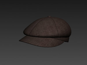 gatsby cap Modèle 3D