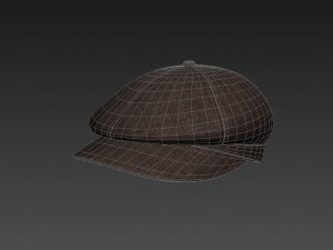 gatsby cap Modèle 3D