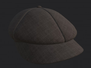 gatsby cap Modèle 3D