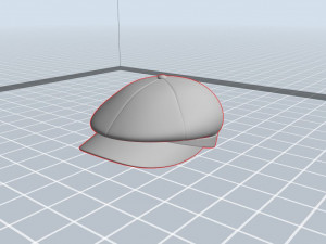 gatsby cap Modèle 3D