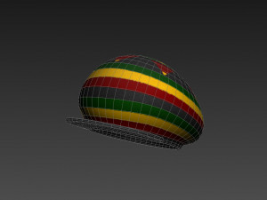 reggae cap Modèle 3D