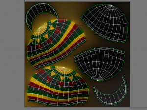 reggae cap Modèle 3D