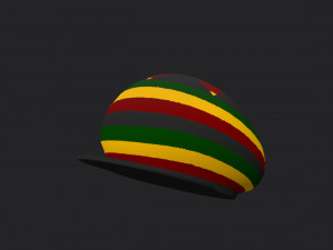reggae cap Modèle 3D