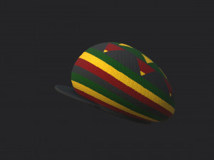 reggae cap Modèle 3D