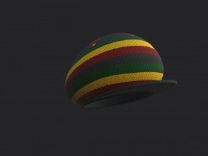 reggae cap Modèle 3D