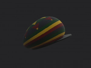 reggae cap Modèle 3D