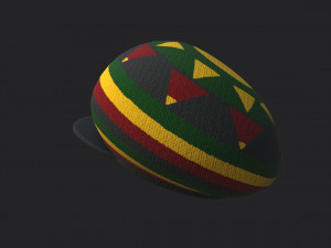 reggae cap Modèle 3D