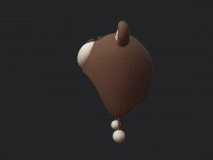 bear hat 3Dモデル
