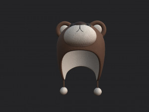 bear hat 3Dモデル