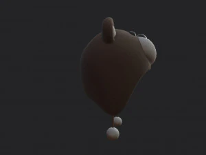 भालू की टोपी 3D मॉडल