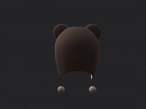 bear hat 3Dモデル