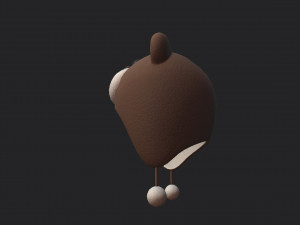 bear hat 3Dモデル