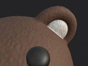 भालू की टोपी 3D मॉडल