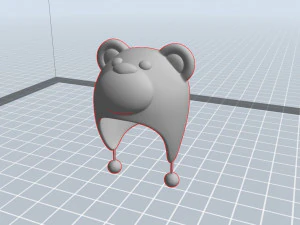 भालू की टोपी 3D मॉडल