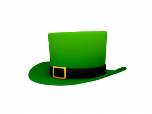 green hat 3D-Modell
