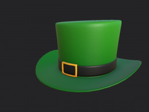 green hat Modello 3D