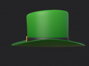 green hat Modello 3D