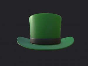 green hat Modello 3D