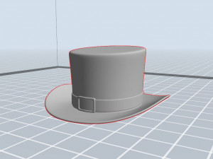 green hat Modello 3D