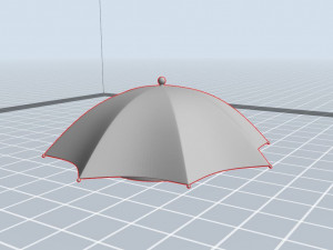 umbrella hat 3Dモデル