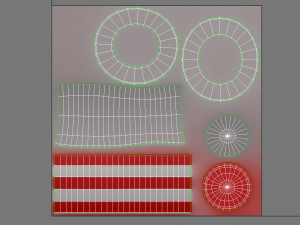 striped top hat 3D Model