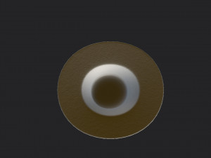 striped top hat 3D Model