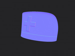 nurse hat 3D Model