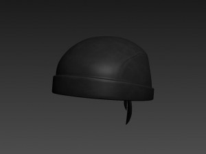 biker skull cap 3D Model