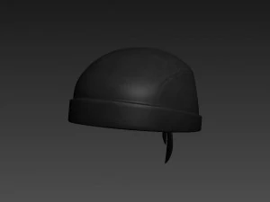 biker skull cap 3D Model