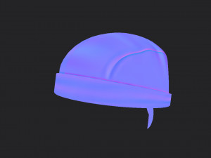 biker skull cap 3D Model