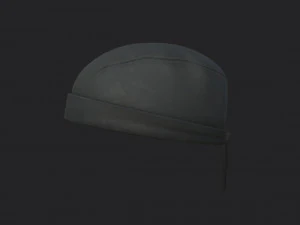 biker skull cap 3D Model