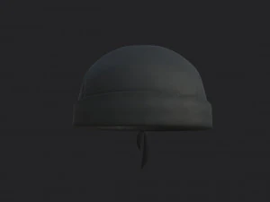 biker skull cap 3D Model