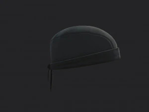 biker skull cap 3D Model