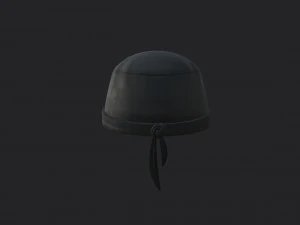 biker skull cap 3D Model