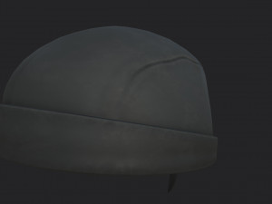 biker skull cap 3D Model