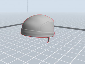 biker skull cap 3D Model