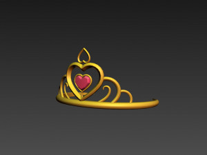 princess tiara Model 3D