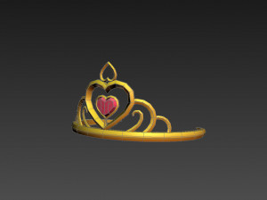 princess tiara Model 3D